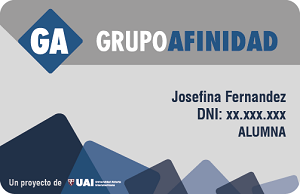 Tarjeta del grupo Afinidad